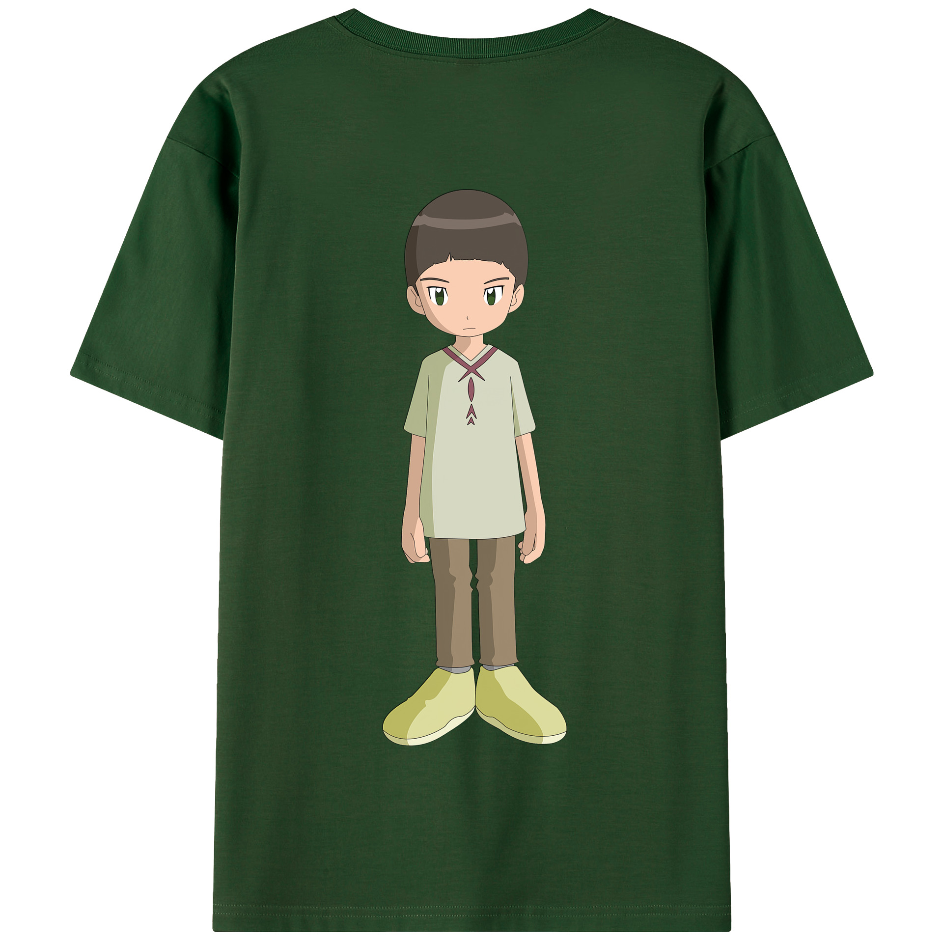 （画像用） Digimon デジタルモンスター/デジモン 綿100％半袖Tシャツ（背面プリント）